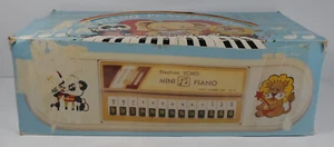 ELECTRON ECHO VTG 80's MINI PIANO PENCIL CASE EMPTY CONTAINER RETAIL DISPLAY BOX - Picture 1 of 16