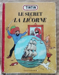 Tintin ; Le Secret de la Licorne HERGE éd Casterman rééd B7 1952 - Picture 1 of 7