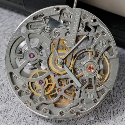 China Made 24 Jews SL-2201C Hollow 3 Hands Automatic Mechanical Movement 3 Hands - Image 1 of 4