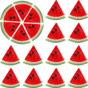 Fake Watermelon Simulation Watermelon Slices Artificial Fruit Slice Realistic... - Picture 1 of 7