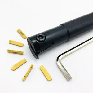 1Pcs 20mm MGIVR2520-2 CNC Internal Grooving Holder Tool  & 10Pcs 2mm Inserts - Picture 1 of 2