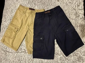 Boys Size 6, Two Pairs Of Cargo Shorts, Pre-owned (GU) - Picture 1 of 8