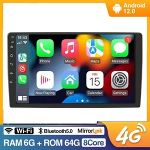 9" 2Din 6+64GB Android 12 Auto Car Radio Stereo WiFi 8Core CarPlay GPS Navi DSP - Picture 1 of 13