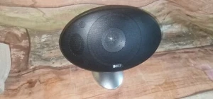 Boxed Black KEF E301c Egg Centre Speaker Centre SURROUND Sound Compact 100W 8🎧 - Picture 1 of 24