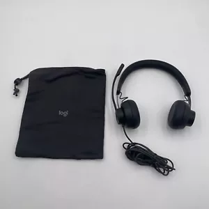 Logitech Zone 750 Wired On-Ear Headset Graphite - Picture 1 of 8