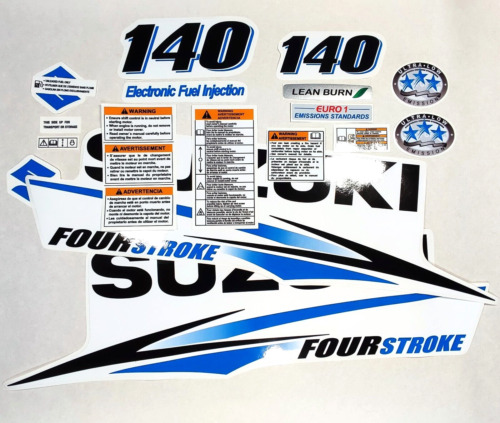 For SUZUKI DF 140 four stroke outboard, Vinyl decal set from BOAT-MOTO / sticker