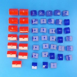Monopoly The America Hotels & Houses Replacement Game Piece 2002 Complete Set - Picture 1 of 3
