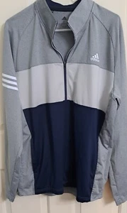 Adidas 3 Stripes Competition Quarter Size Pullover Size L Men - Picture 1 of 3