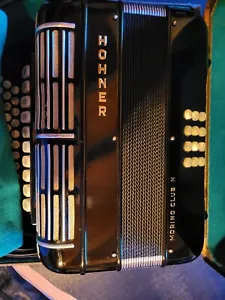 Accordion Hohner Morino Club N Very Good Condition With Original Case - Picture 1 of 10