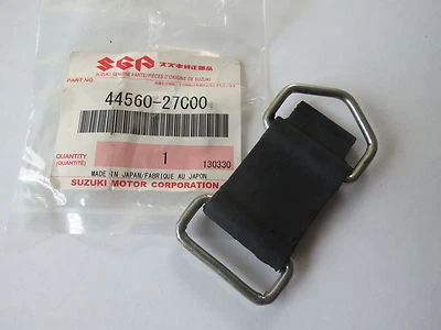 NOS SUZUKI REAR FUEL GAS PETROL TANK STRAP RM125 RM250 RM 125 250 1989-2008 OEM - Imagem 1 de 4