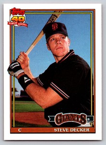1991  Topps Traded #29T Steve Decker San Francisco Giants