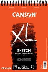 Canson XL Sketch Pad 9"X12"-100 Sheets - Picture 1 of 1