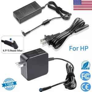 19.5V 45W/65W/90W Notebook Laptop Charger Cord for HP AC Adapter 4.5mm*3.0mm - Picture 1 of 21