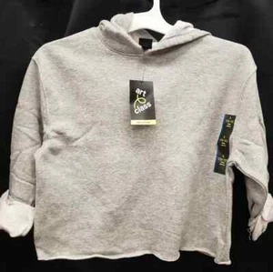 Art Class Grey Cropped Hoodie Girls Lg 10/12 - Picture 1 of 2
