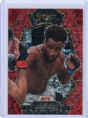 2023 Select UFC Prizm Red Disco /99 GEOFF NEAL No. 162! - Image 1 of 2