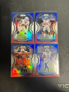 2020 Panini Prizm Football Red/White/Blue Pick Your Card Rookie & Vets RWB - Picture 1 of 53