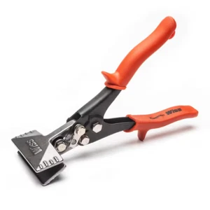 3-1/4 inch Hand Seamer with Wiss-Style Non-Slip Cushion Grip Straight Handle - Picture 1 of 12
