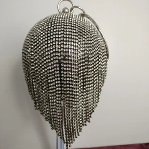 Bling Kristall Luxus Kugel Versand Handtasche 5"X7" - Bild 1 von 12