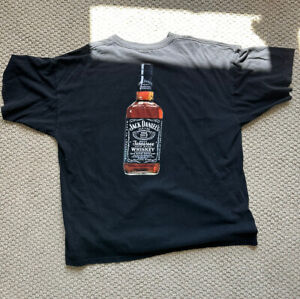 VTG  Jack Daniels Whiskey “I Know Jack” Double Sided Black T-Shirt Men’s XXL