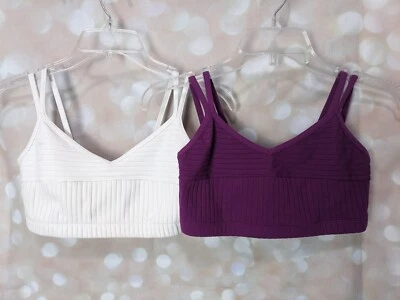 Sutiã esportivo Danskin fúcsia e branco tamanho médio vendendo juntos RM#14338 - Imagem 1 de 4