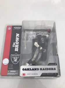 McFarlane Series 8 Tim Brown Oakland Raiders NO TOWEL Chase Variant Black NFL - Bild 1 von 1