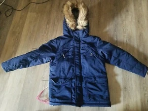 Gap Kids Boys XL Warmest Cold Control Max Water Resistant Blue Coat Jacket - Picture 1 of 6