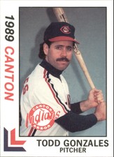 1989 Canton-Akron Indians Best #16 Todd Gonzales