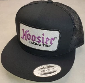 Hoosier Racing Reifenflicken Yupoong Truckermütze Classic 6006 Snapback schwarz/schwarz - Bild 1 von 8
