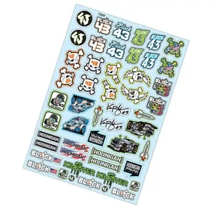 Decal Sheet for 1:10 scale RC car or truck -theme Ken Block - Picture 1 of 2