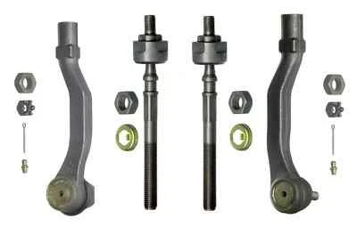 Juego de 4 extremos de varilla de amarre de dirección delantera interior y exterior Moog para Honda Civic Foto 1 de 4