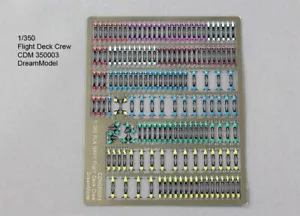 Grabaciones fotográficas a color Dream DE-350003 1/350 PLA portaaviones marina tripulación de tierra - Imagen 1 de 1
