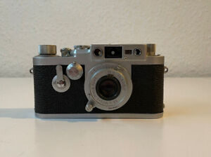 Leica IIIg 3g Leitz Kamera mit Elmar Objektiv f=5 cm 1:3,5