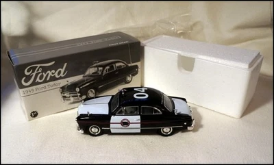 First Gear 1949 Ford Tudor Sedan Peosta Iowa Police Car New Old Stock #Z926 - Image 1 of 4
