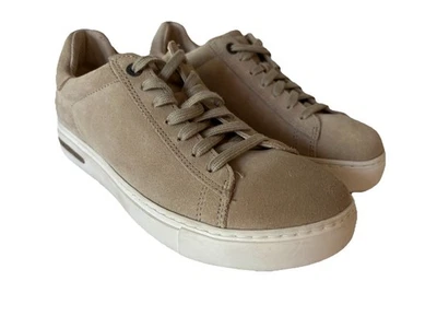 Birkenstock Women Bend Low Suede Sneakers Sandcastle 40 US 9-9.5 New $160 - Image 1 of 4