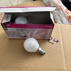 4x GENERAL ELECTRIC CLASSIC SOFT GOLF 60w E14 240v 1000h 600lm LIGHT BULB pk 4 - Picture 1 of 12