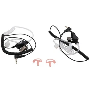 3.5mm Police Listen Only Acoustic Tube Earpiece with Pair Medium Earmolds2541 - Zdjęcie 1 z 8