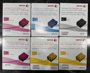 ColorQube Ink 8870/8880 - 6 New Sealed Boxes  (Cyan, Black, Magenta, Yellow) - Picture 1 of 2