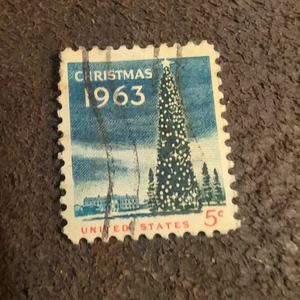 1963 Christmas Stamp - Picture 1 of 2