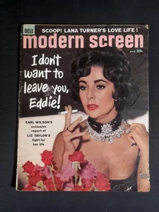 MODERN SCREEN Magazine MARCH 1960 Elizabeth Taylor ELVIS PRESLEY Brigette Bardot - Picture 1 of 4