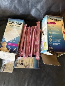 Clearblue Advanced Digital Ovulation 29 Test Strips EXP 3/27 No Test Reader - Picture 1 of 4