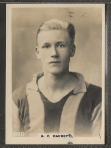 PINNACE FOOTBALL (LF SIZE PINNACE BACK)-#1680- LEYTONSTONE - A. F. BARRETT  - Picture 1 of 2