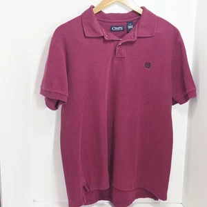 Poloshirt Herren Chaps Large dunkelrot - Bild 1 von 4