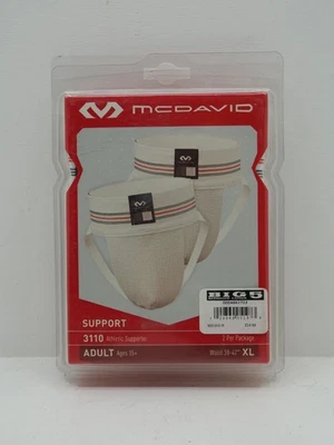 2-pack McDavid Athletic Supporter Jockstrap 3110 Adult size XL - Image 1 of 3
