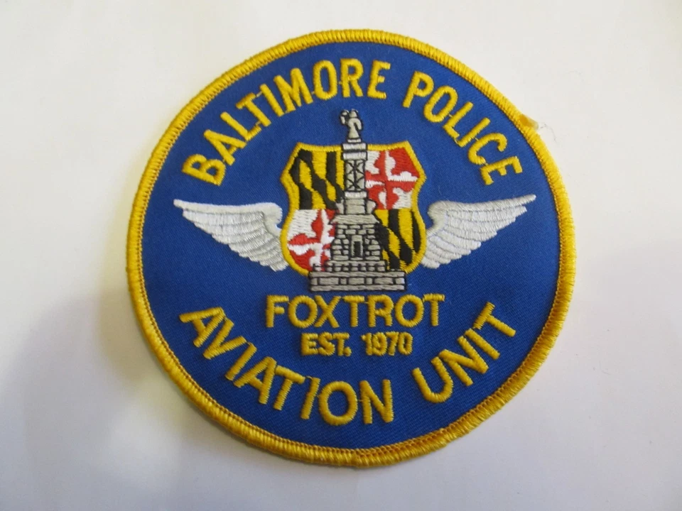 Maryland Baltimore City Police Aviation Unit Patch - Image 1 of 1