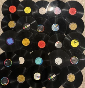 Lot of 25 12” Vinyl Records for Crafts Wall Art Projects Party Decoration LPs - Picture 1 of 3
