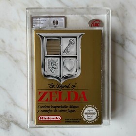 The Legend of Zelda Nintendo NES Spanish Version UKG 90 MT