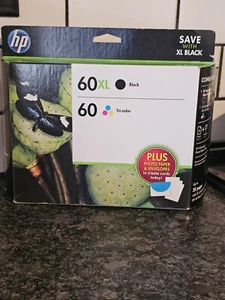 Cartuccia HP 60XL nera e 60 tricolore più 15 fogli carta fotografica scadenza 5/2015 - Foto 1 di 5