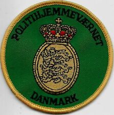 DÄNEMARK  Danmark POLITI  Polizei Abzeichen Police Patch  POLITIHJEMMEVAERNET
