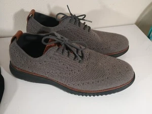 Cole Haan Men's 2.ZERØGRAND Stitchlite Oxford Magnet Wool Style C33493 Size 8 US - Picture 1 of 9
