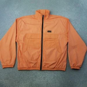 Chaqueta cortavientos Adidas para hombre pequeña naranja Firebird SST originales de gran tamaño - Imagen 1 de 10